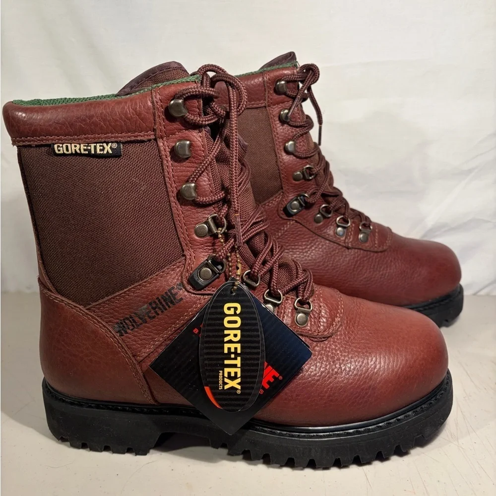 Wolverine GORE-TEX big horn Dark Brown Boots size 8.5